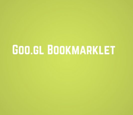 goo.gl bookmarklet