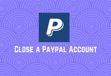 Close paypal account