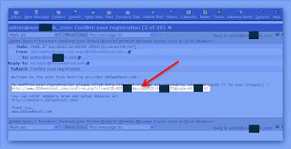 completing web hosting registration