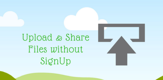 Upload & Share Files without SignUp
