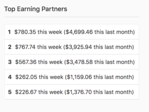 quora top earning partners